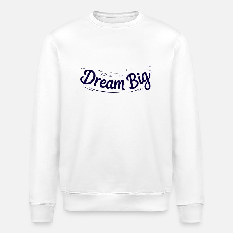 GROSSE TRÄUME - Stanley/Stella Unisex Bio-Sweatshirt ROLLER - Weiß