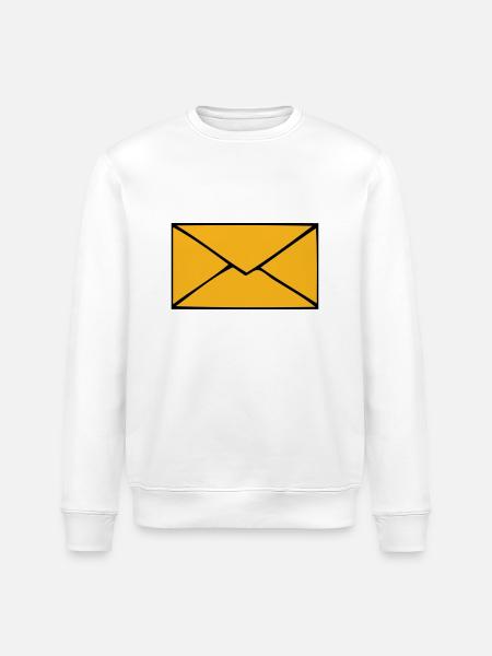 Briefumschlag - Stanley/Stella Unisex Bio-Sweatshirt ROLLER - Weiß