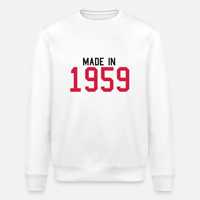 1959 - Stanley/Stella ROLLER Unisex Organic Sweatshirt - white