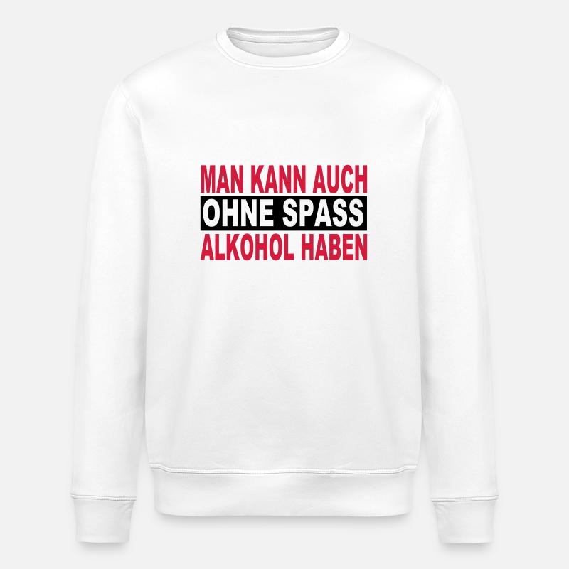 Alkohol - Stanley/Stella Unisex Bio-Sweatshirt ROLLER - Weiß
