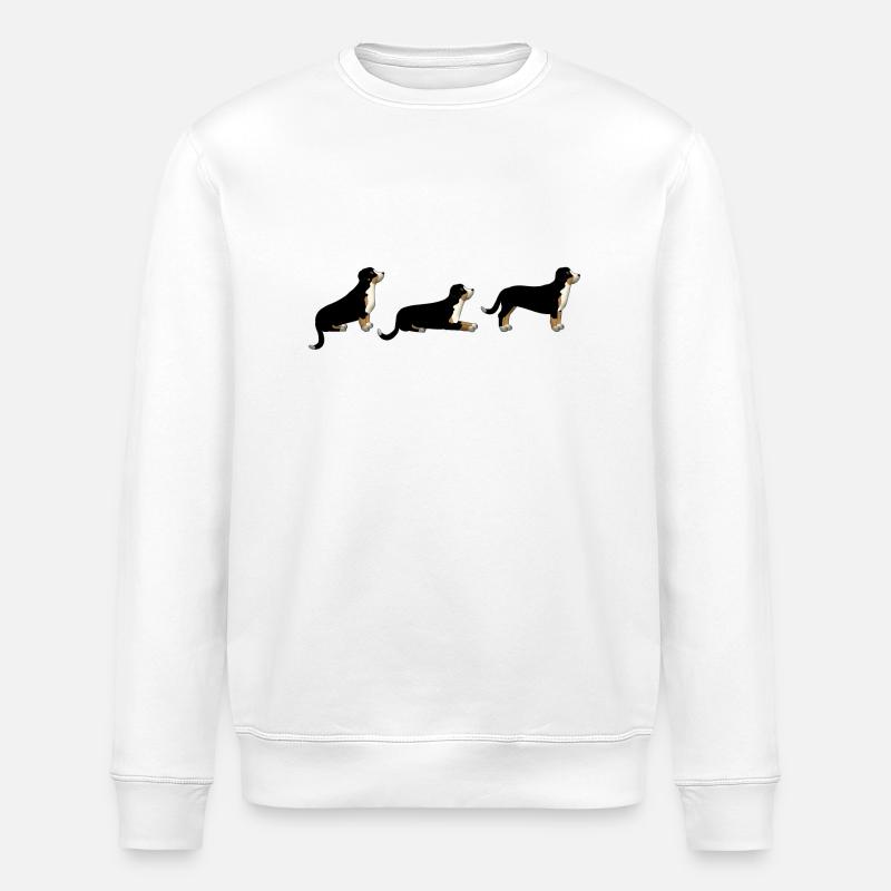 space standing empty - Stanley/Stella ROLLER Unisex Organic Sweatshirt - white