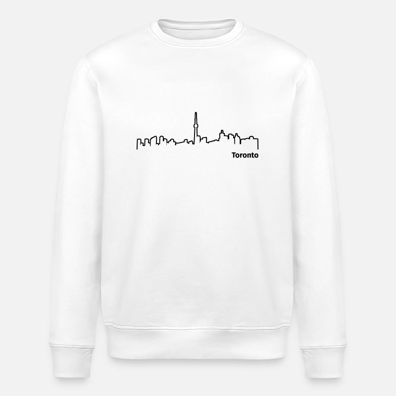 Toronto - Stanley/Stella ROLLER Unisex Organic Sweatshirt - white