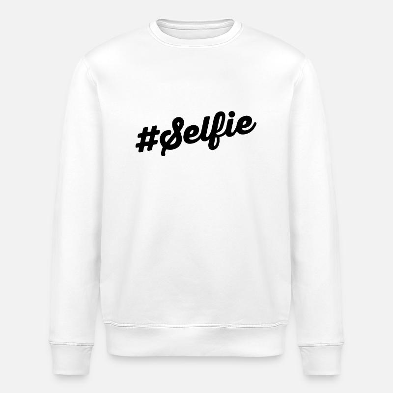Selfie - Stanley/Stella Unisex Bio-Sweatshirt ROLLER - Weiß