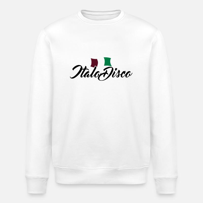 Italo Disco - Stanley/Stella ROLLER Unisex Organic Sweatshirt - white