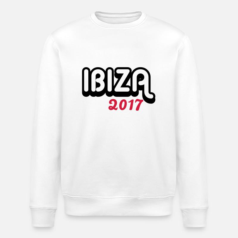 Ibiza 2017 - Stanley/Stella Unisex Bio-Sweatshirt ROLLER - Weiß