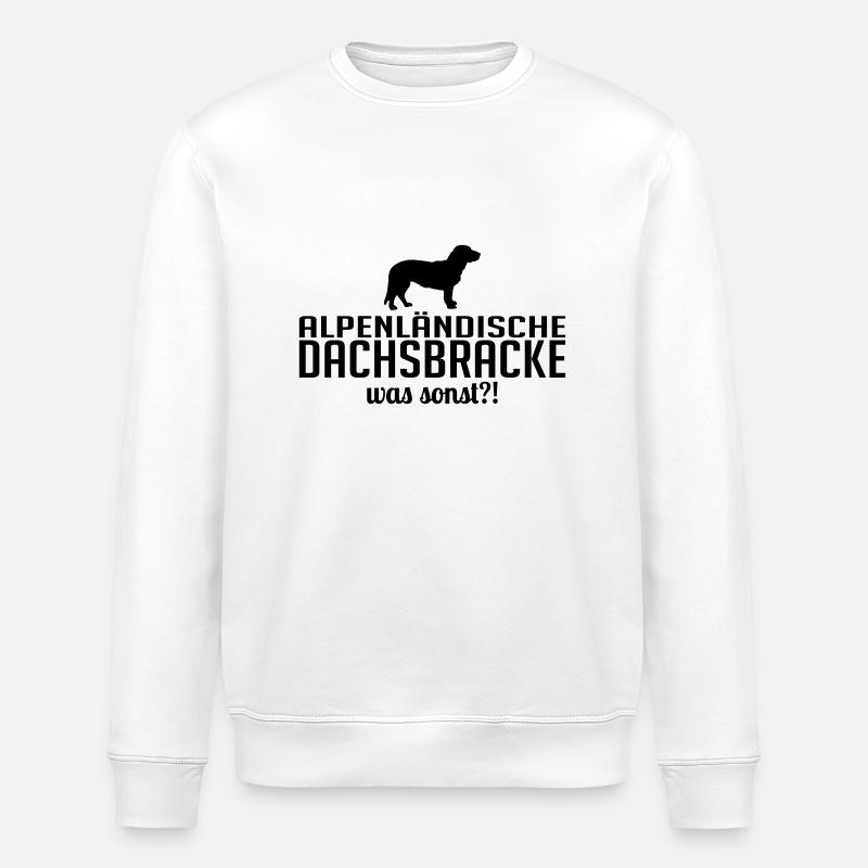 ALPENLÄNDISCHE TOIT BRACKE quoi d'autre - Sweat bio ROLLER Stanley/Stella Unisexe - blanc