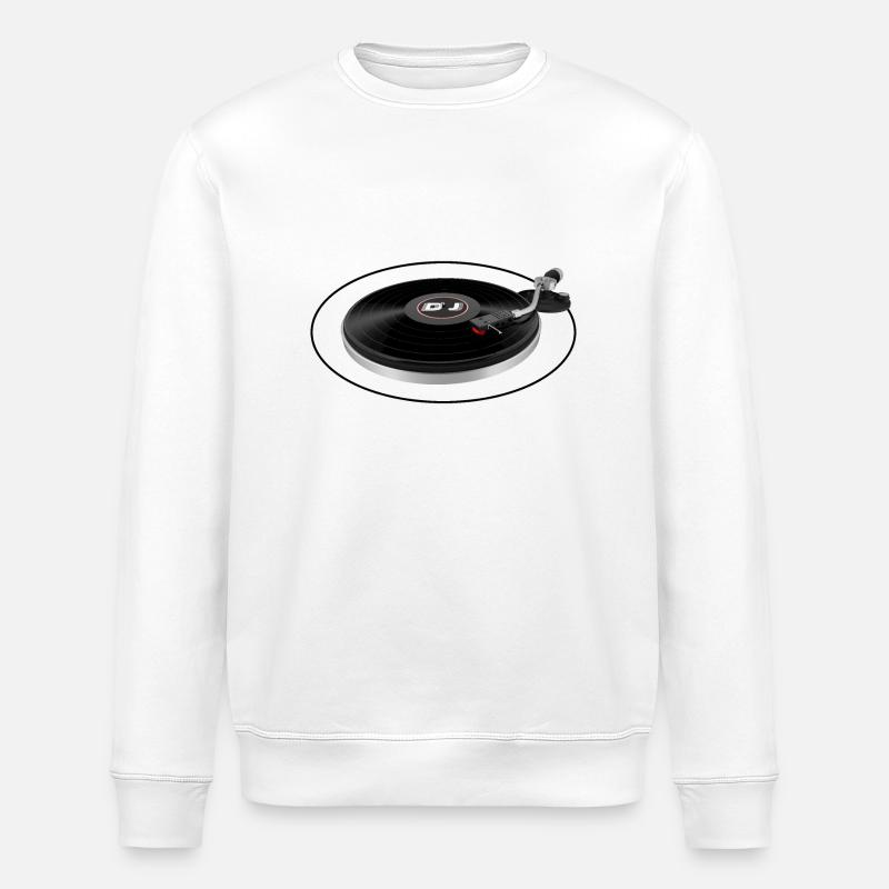 Platine DJ SCOTT - Sweat bio ROLLER Stanley/Stella Unisexe - blanc
