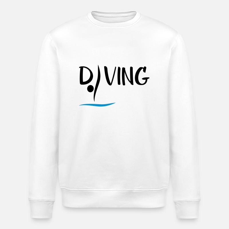 Turmspringen - Stanley/Stella Unisex Bio-Sweatshirt ROLLER - Weiß