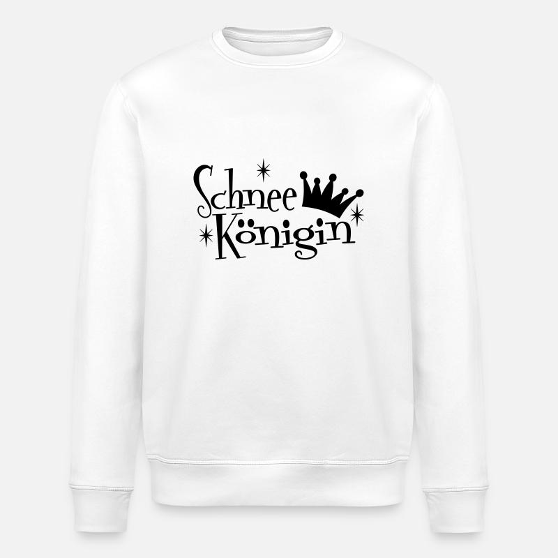 Reine des neiges - Sweat bio ROLLER Stanley/Stella Unisexe - blanc