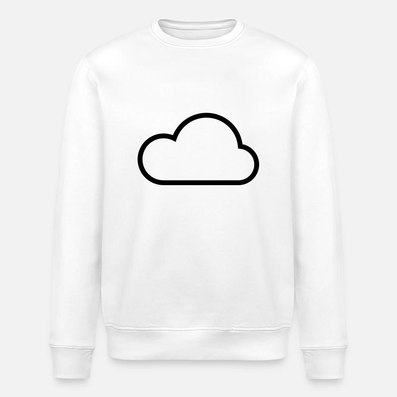 Nuages - Sweat bio ROLLER Stanley/Stella Unisexe - blanc