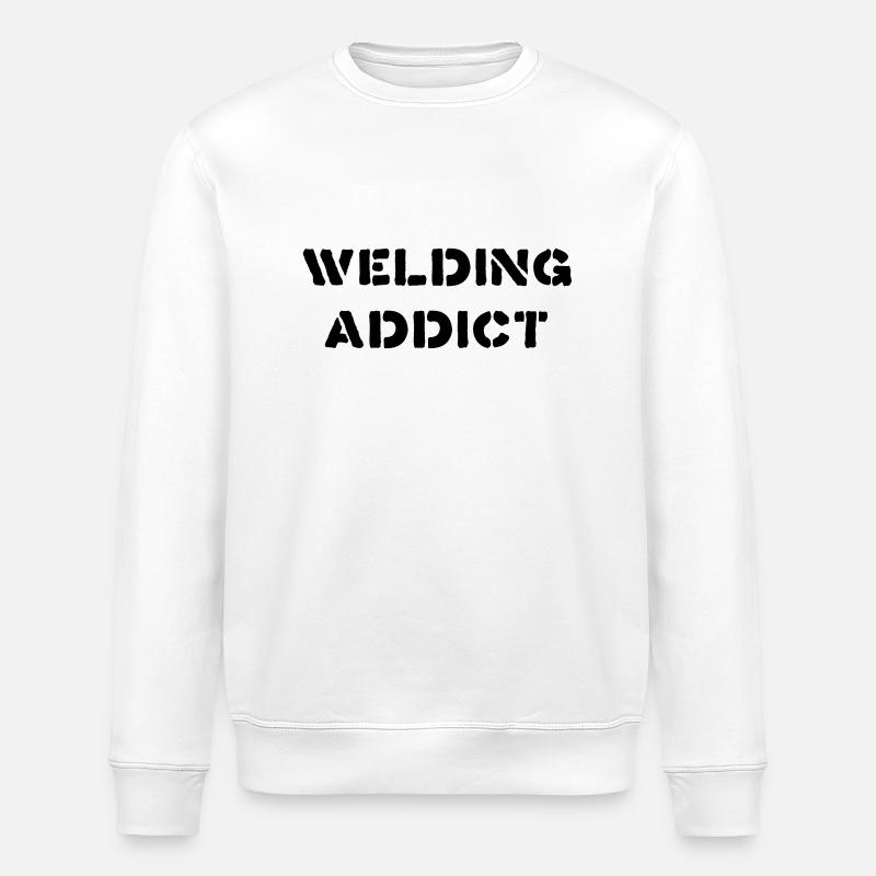 Welding Addict - Sweat bio ROLLER Stanley/Stella Unisexe - blanc