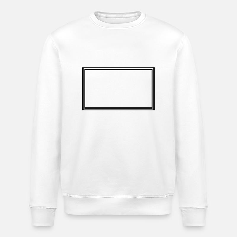 picture frame_1_2 - Stanley/Stella ROLLER Unisex Organic Sweatshirt - white