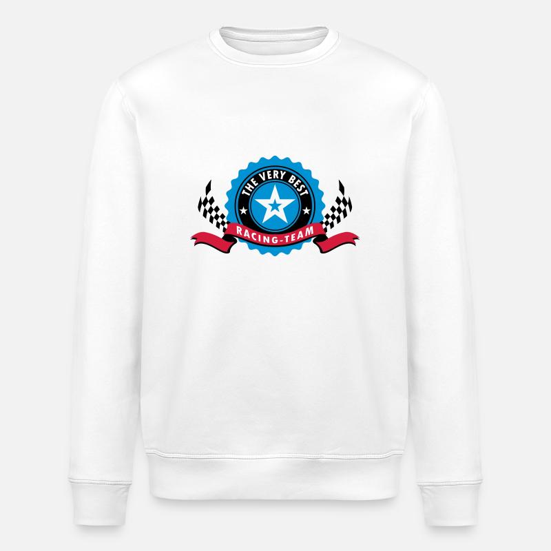 RACING TEAM - Sweat bio ROLLER Stanley/Stella Unisexe - blanc