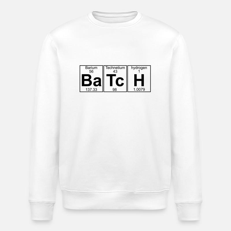 Ba-Tc-H (lot) - complet - Sweat bio ROLLER Stanley/Stella Unisexe - blanc