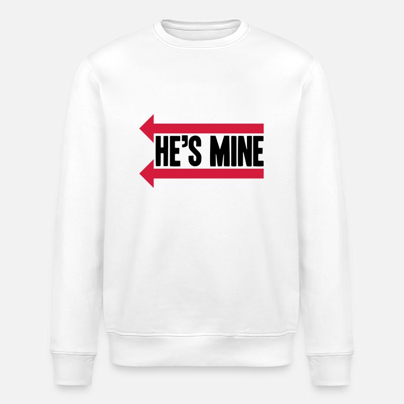 He's Mine Design - Sweat bio ROLLER Stanley/Stella Unisexe - blanc