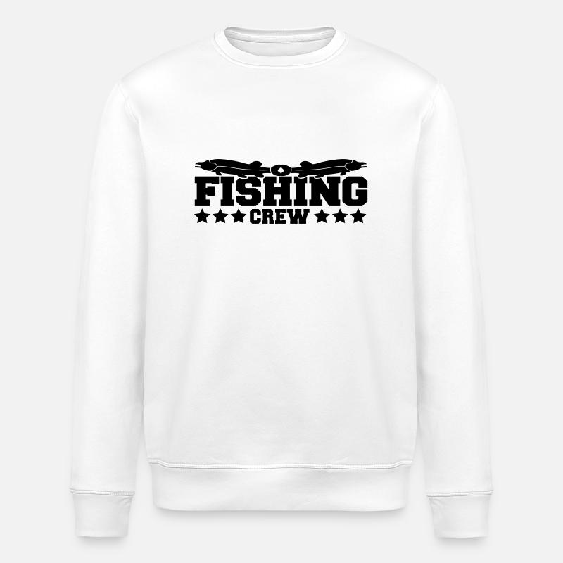 fishing_crew - Stanley/Stella Unisex Bio-Sweatshirt ROLLER - Weiß