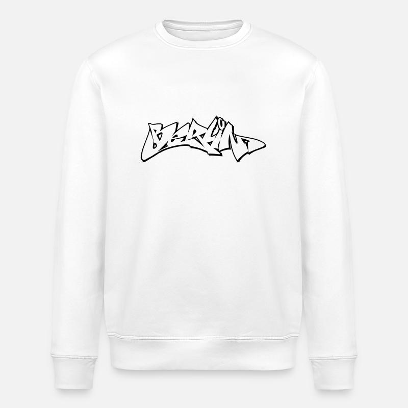 Berlin - Stanley/Stella Unisex Bio-Sweatshirt ROLLER - Weiß