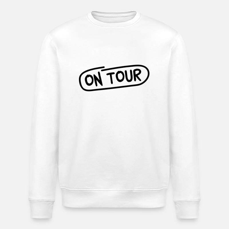 on_tour__f1 - Stanley/Stella Unisex Bio-Sweatshirt ROLLER - Weiß