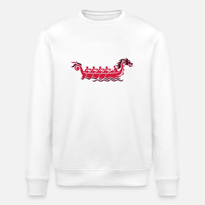 Drachenboot - Stanley/Stella Unisex Bio-Sweatshirt ROLLER - Weiß