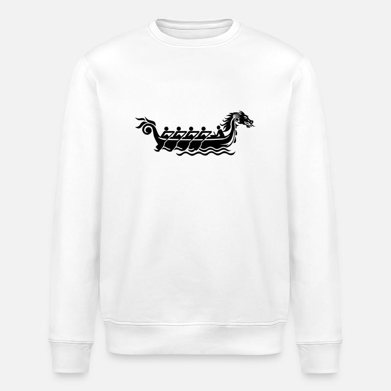 Drachenboot - Stanley/Stella Unisex Bio-Sweatshirt ROLLER - Weiß