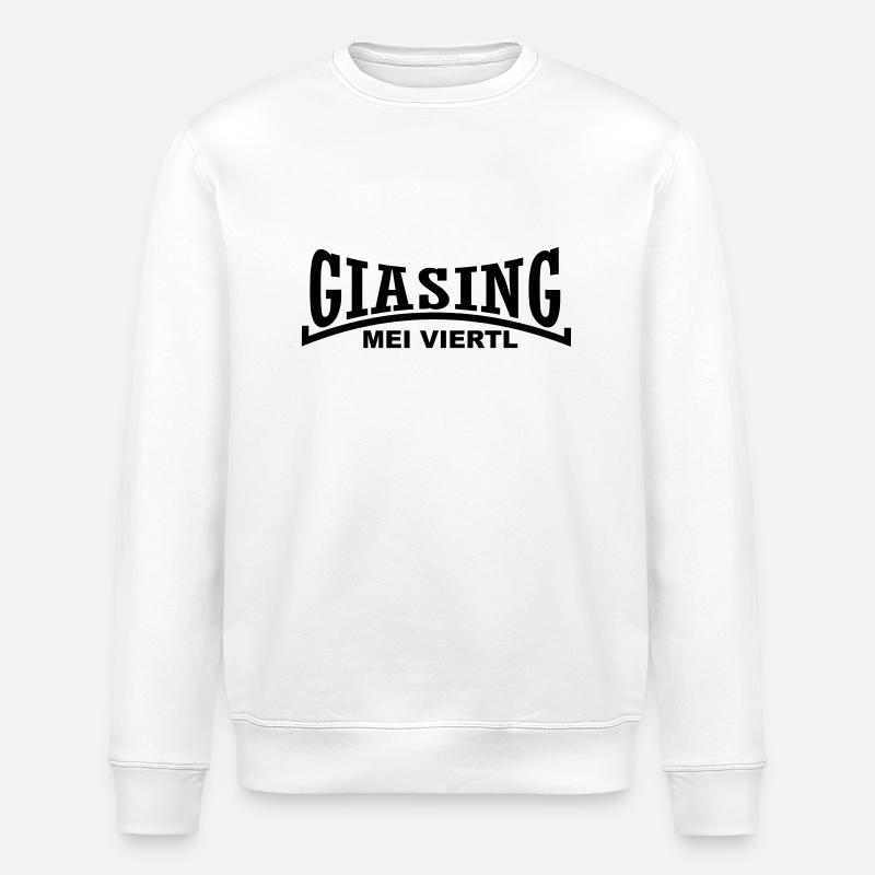 Giasing mei Viertl - Stanley/Stella Unisex Bio-Sweatshirt ROLLER - Weiß