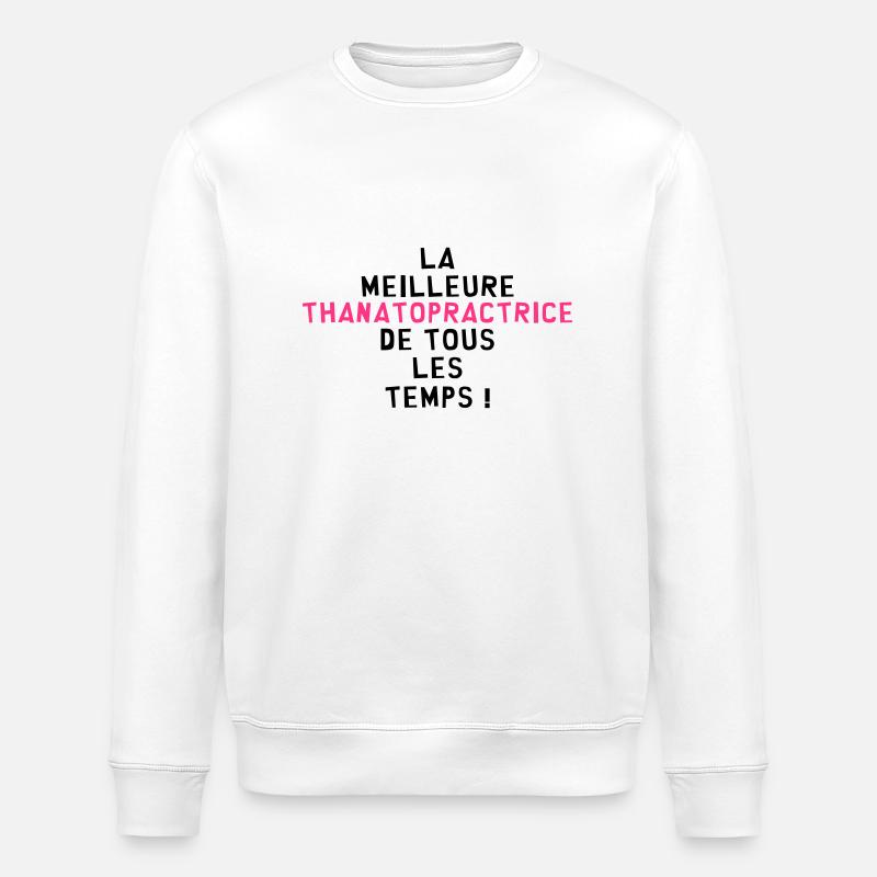 Thanatopraxie / Thanatopracteur / Thanatopractrice - Sweat bio ROLLER Stanley/Stella Unisexe - blanc