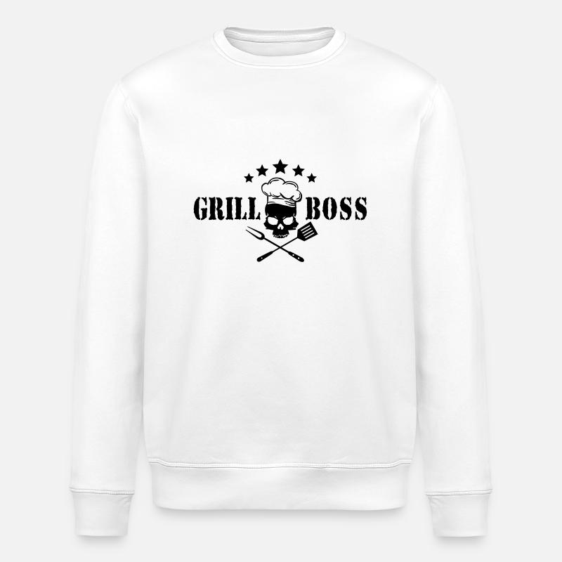 Grill Boss - Sweat bio ROLLER Stanley/Stella Unisexe - blanc