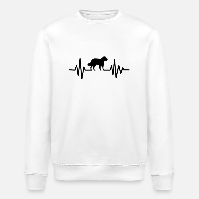 Australian shepherd - Sweat bio ROLLER Stanley/Stella Unisexe - blanc
