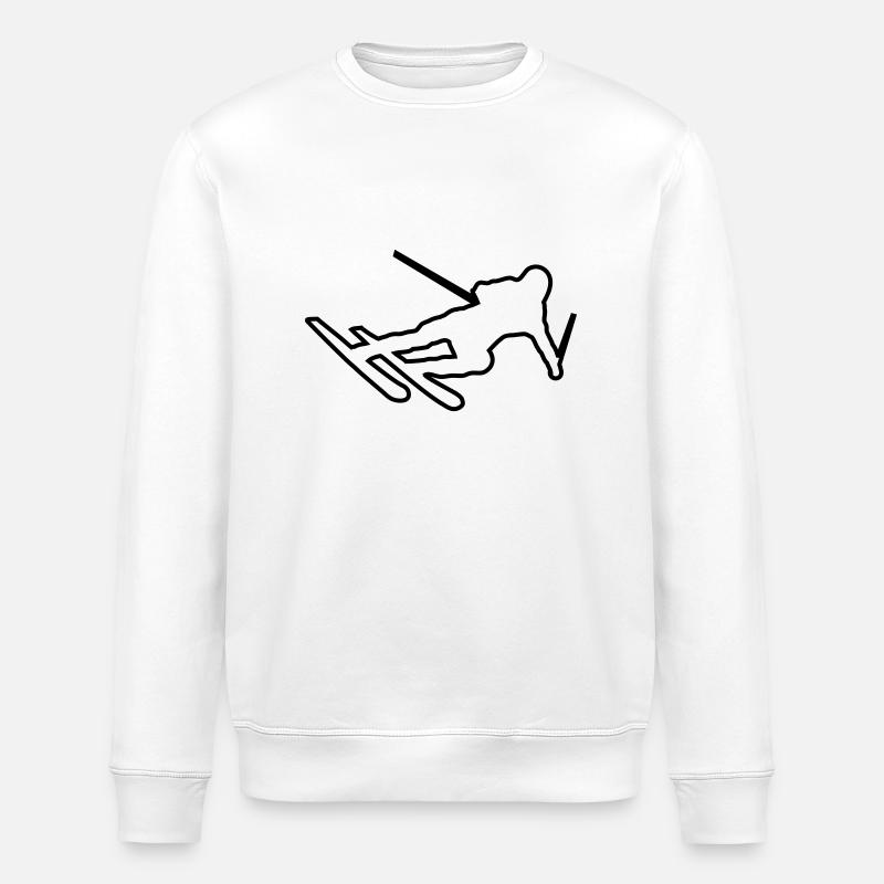 ski - Sweat bio ROLLER Stanley/Stella Unisexe - blanc