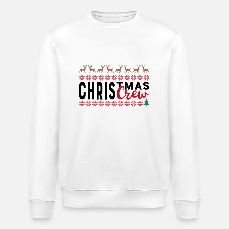 Noël - Sweat bio ROLLER Stanley/Stella Unisexe - blanc