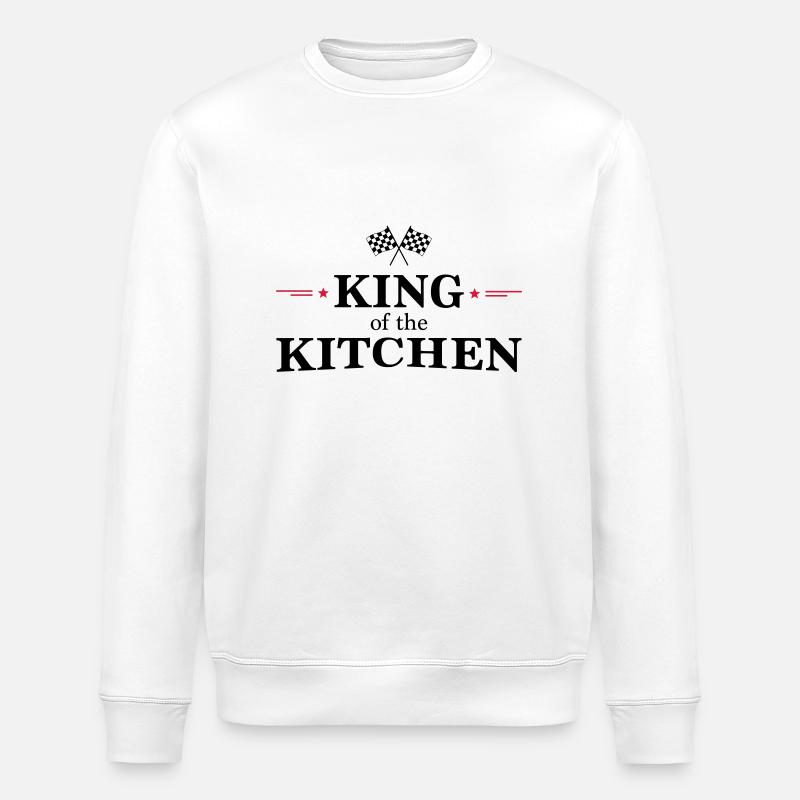 Roi de la cuisine - Sweat bio ROLLER Stanley/Stella Unisexe - blanc