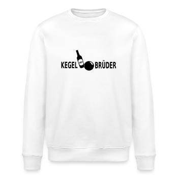 Kegelbrüder Bier - Stanley/Stella Unisex Bio-Sweatshirt ROLLER - Weiß - Vorne - Nik (191cm)
