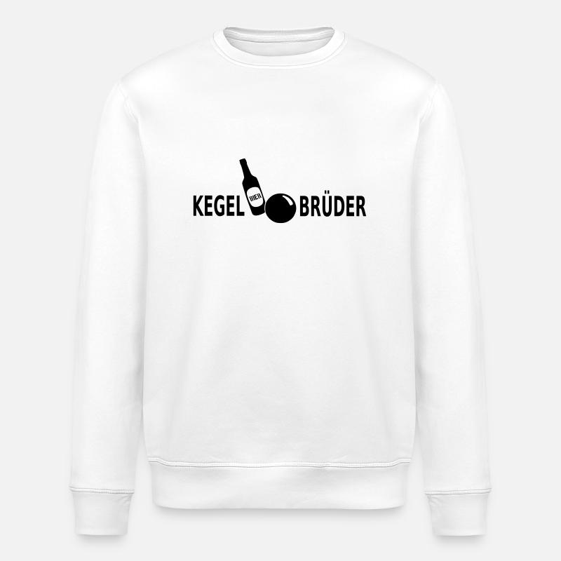 Kegelbrüder Bier - Stanley/Stella Unisex Bio-Sweatshirt ROLLER - Weiß
