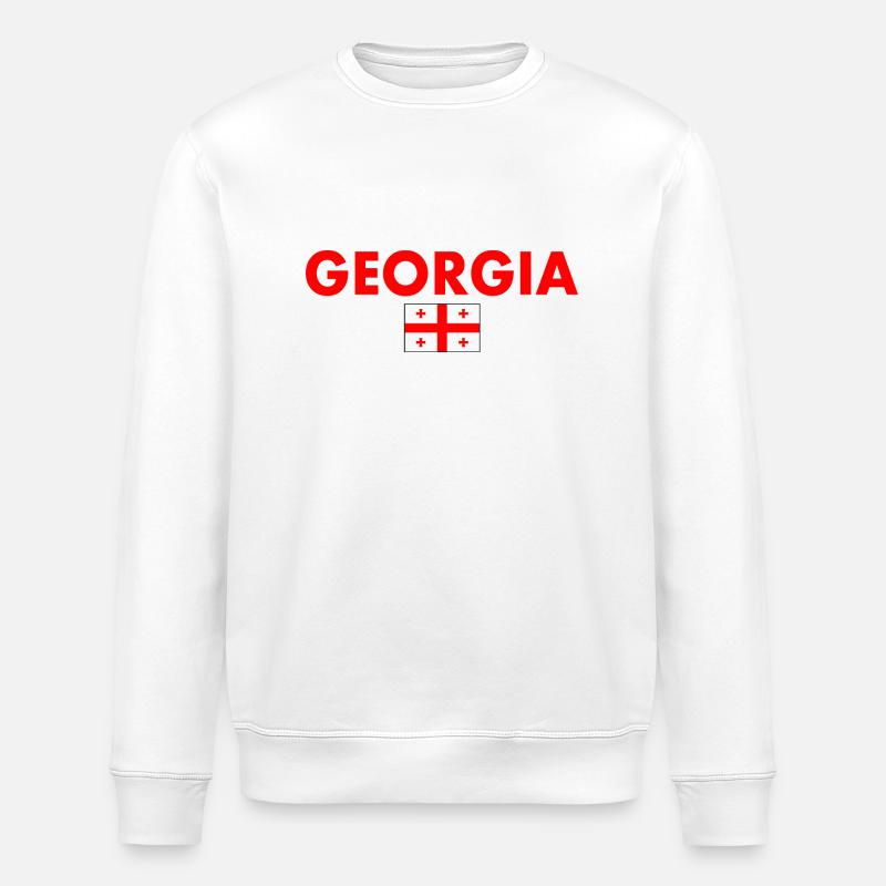 Georgia - Stanley/Stella Unisex Bio-Sweatshirt ROLLER - Weiß