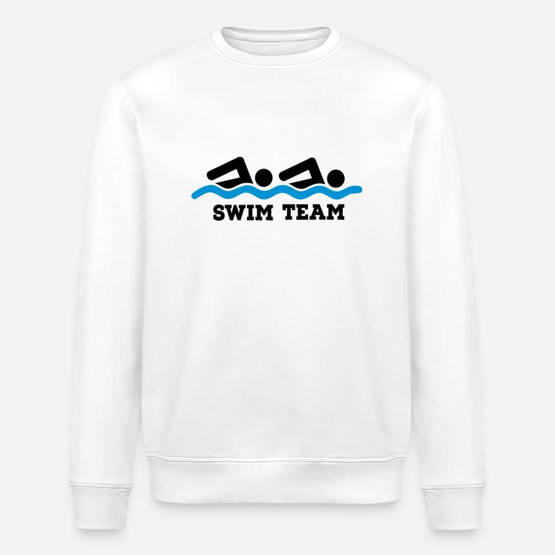schwimmen - Stanley/Stella Unisex Bio-Sweatshirt ROLLER - Weiß
