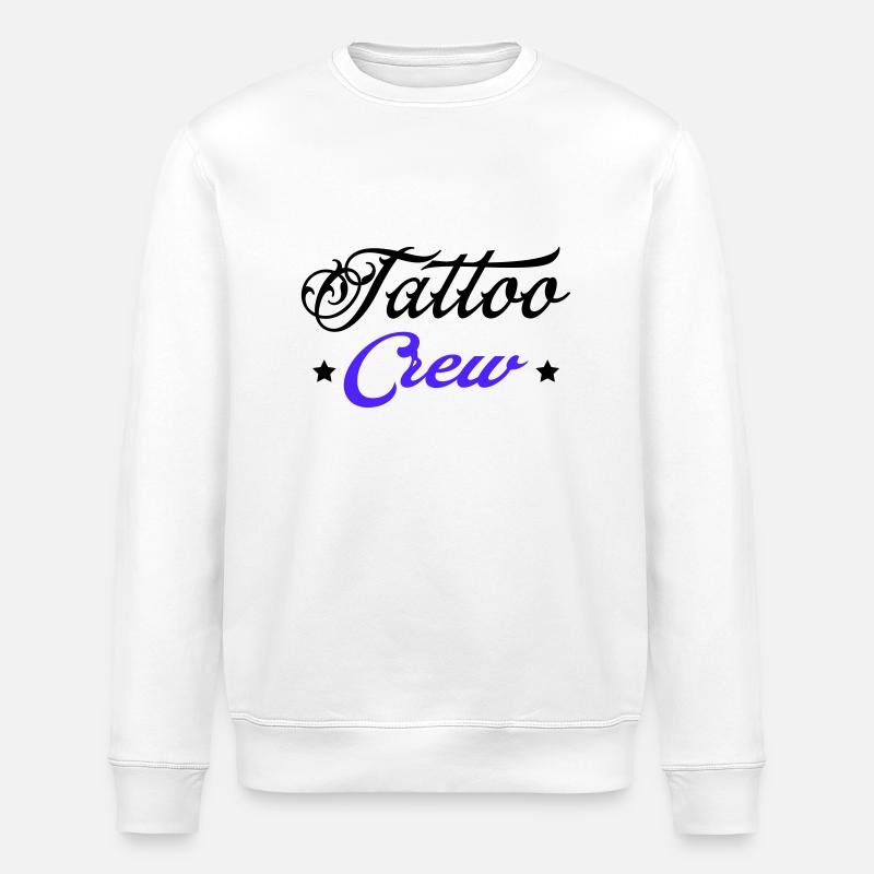 Équipe de tatouage 1 - Sweat bio ROLLER Stanley/Stella Unisexe - blanc