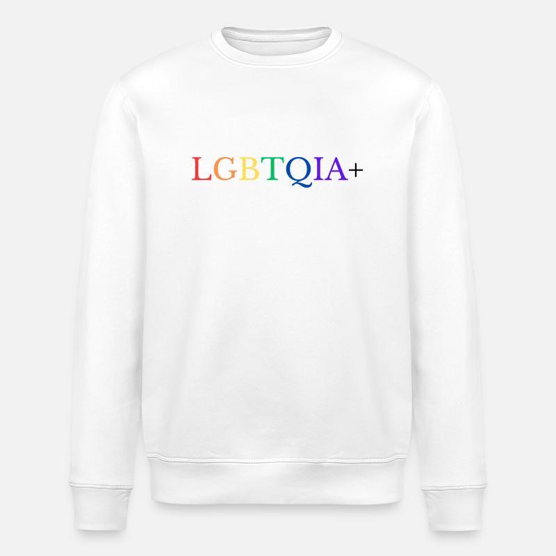 LGBTQIA+ - Stanley/Stella Unisex Bio-Sweatshirt ROLLER - Weiß