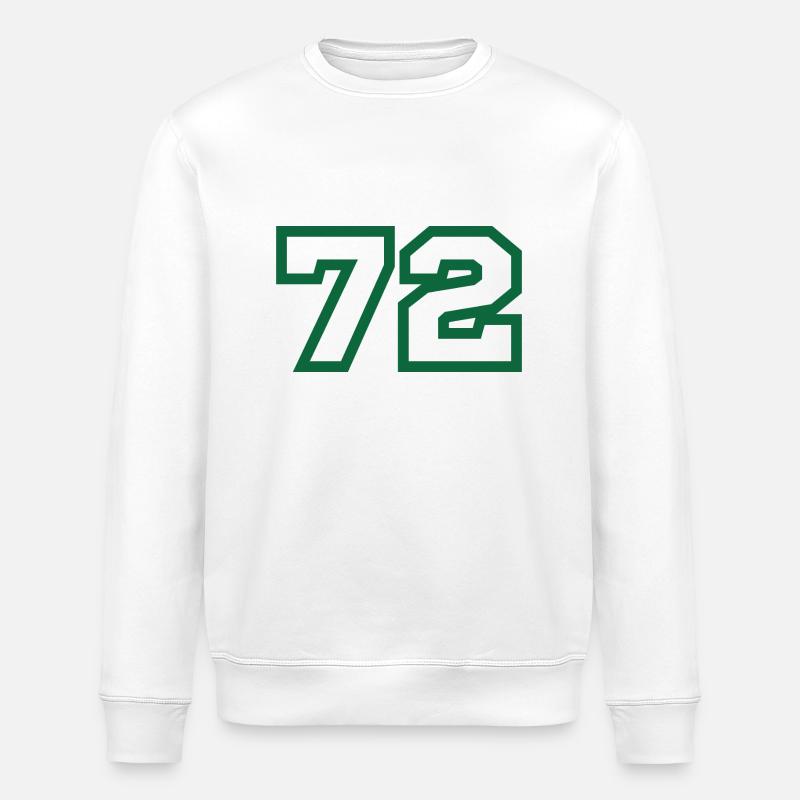 Numéro 72 sport - Sweat bio ROLLER Stanley/Stella Unisexe - blanc