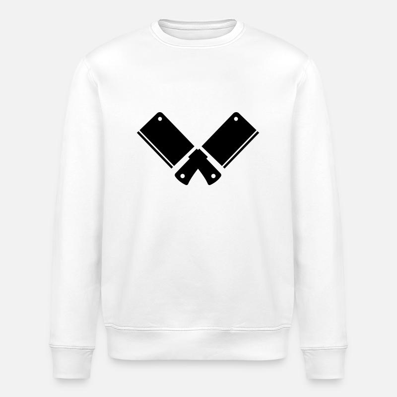 Couperet - Sweat bio ROLLER Stanley/Stella Unisexe - blanc