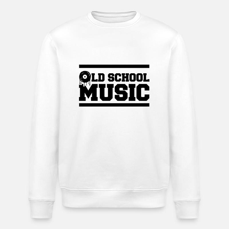 Musique old school - Sweat bio ROLLER Stanley/Stella Unisexe - blanc