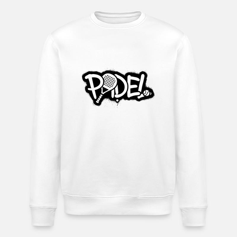 Padel 2 - Stanley/Stella Unisex Bio-Sweatshirt ROLLER - Weiß
