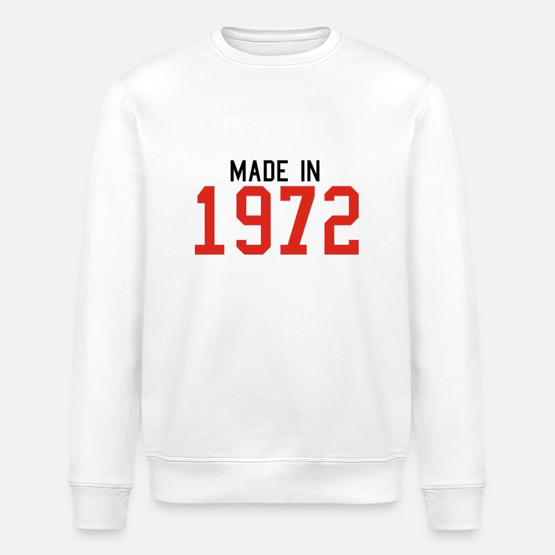 1972 - Stanley/Stella Unisex Bio-Sweatshirt ROLLER - Weiß