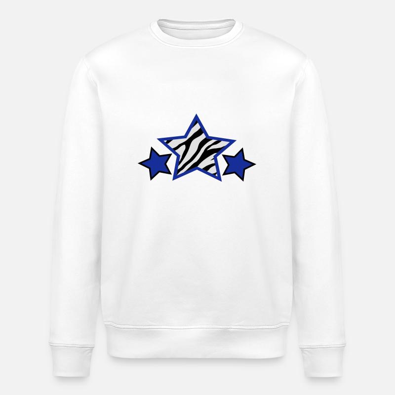 zebrastar - Stanley/Stella Unisex Bio-Sweatshirt ROLLER - Weiß