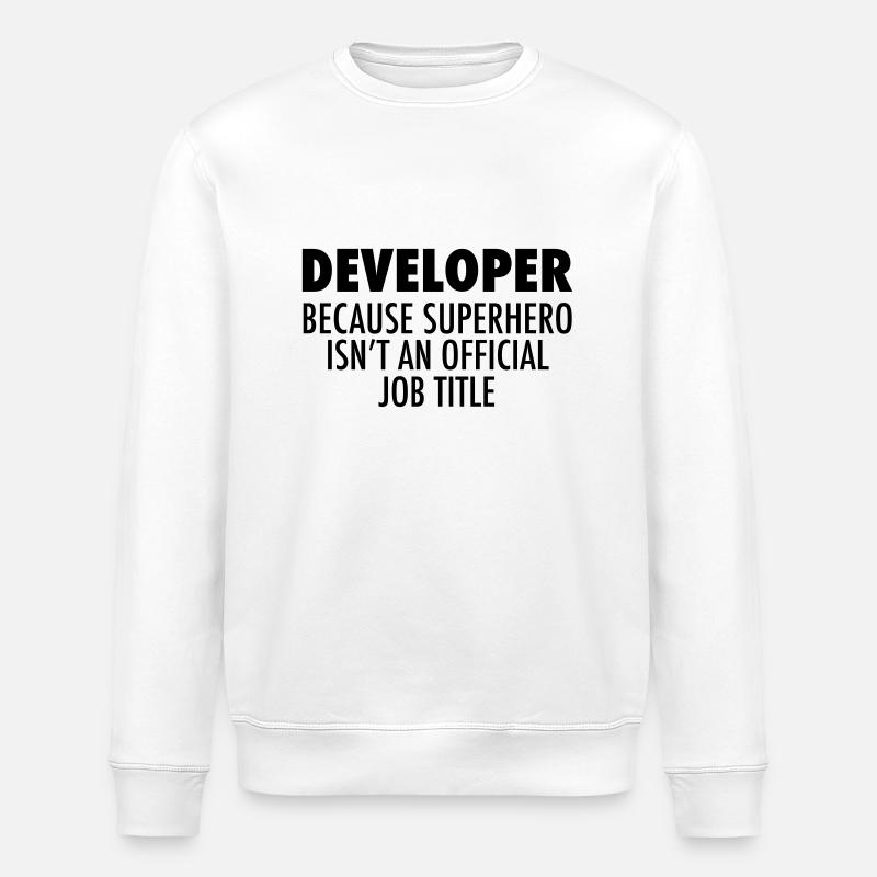 Developer - Stanley/Stella Unisex Bio-Sweatshirt ROLLER - Weiß