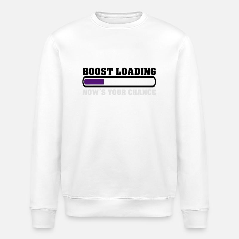Boost Loading Nows Your Chance - Stanley/Stella Unisex Bio-Sweatshirt ROLLER - Weiß