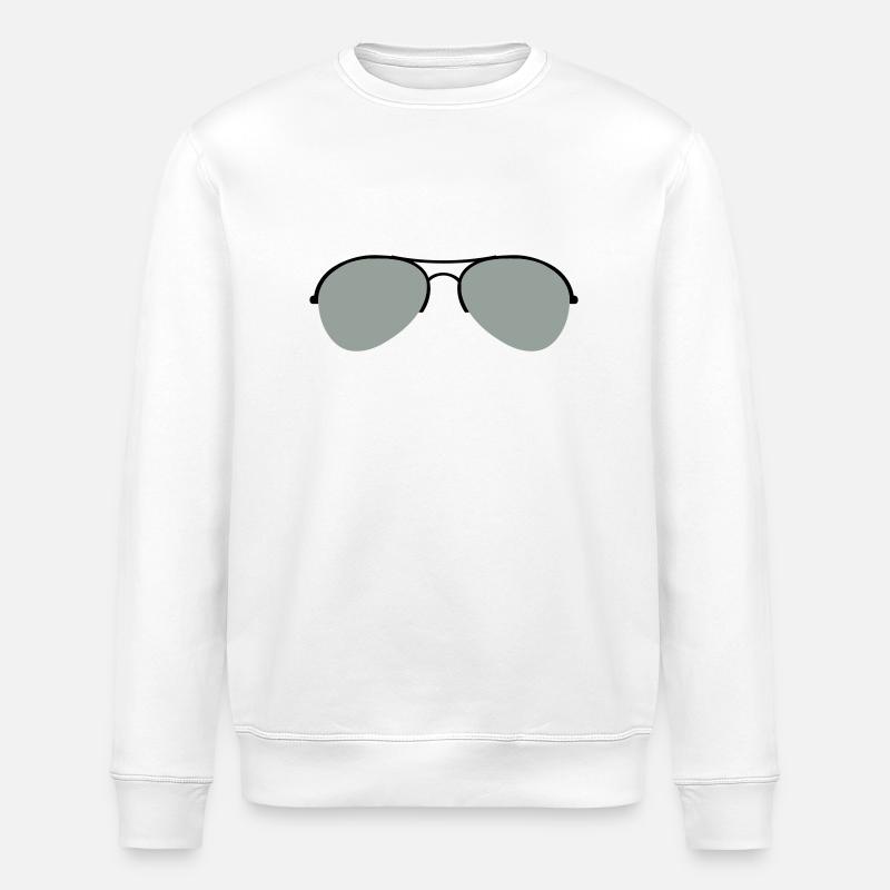 The Aviator Lunettes - Sweat bio ROLLER Stanley/Stella Unisexe - blanc