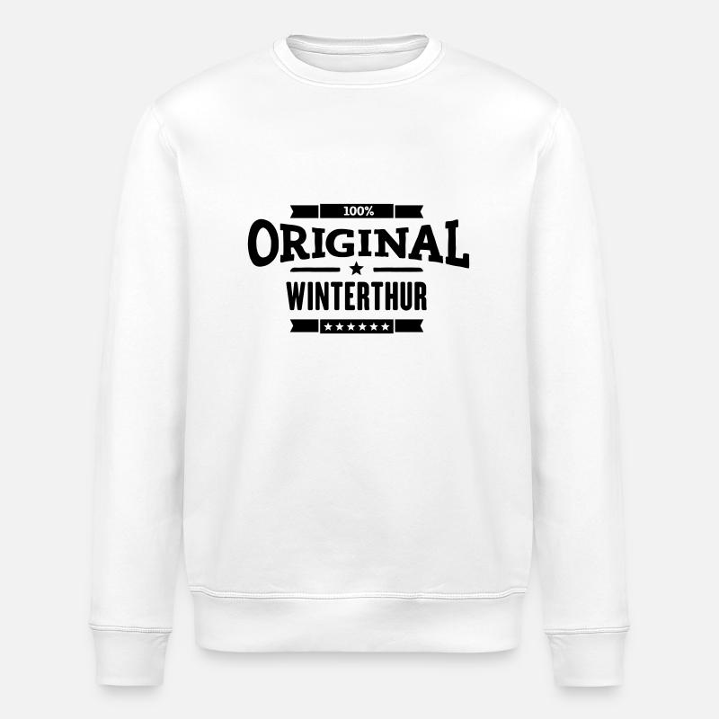 Original Winterthur - Stanley/Stella Unisex Bio-Sweatshirt ROLLER - Weiß