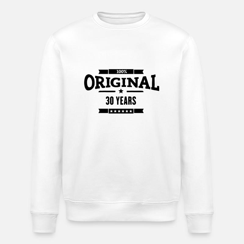 Original 30 Years - Stanley/Stella Unisex Bio-Sweatshirt ROLLER - Weiß