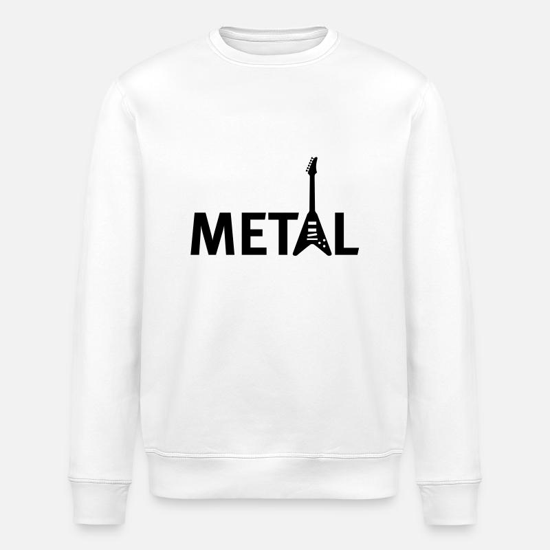 metallic - Stanley/Stella Unisex Bio-Sweatshirt ROLLER - Weiß
