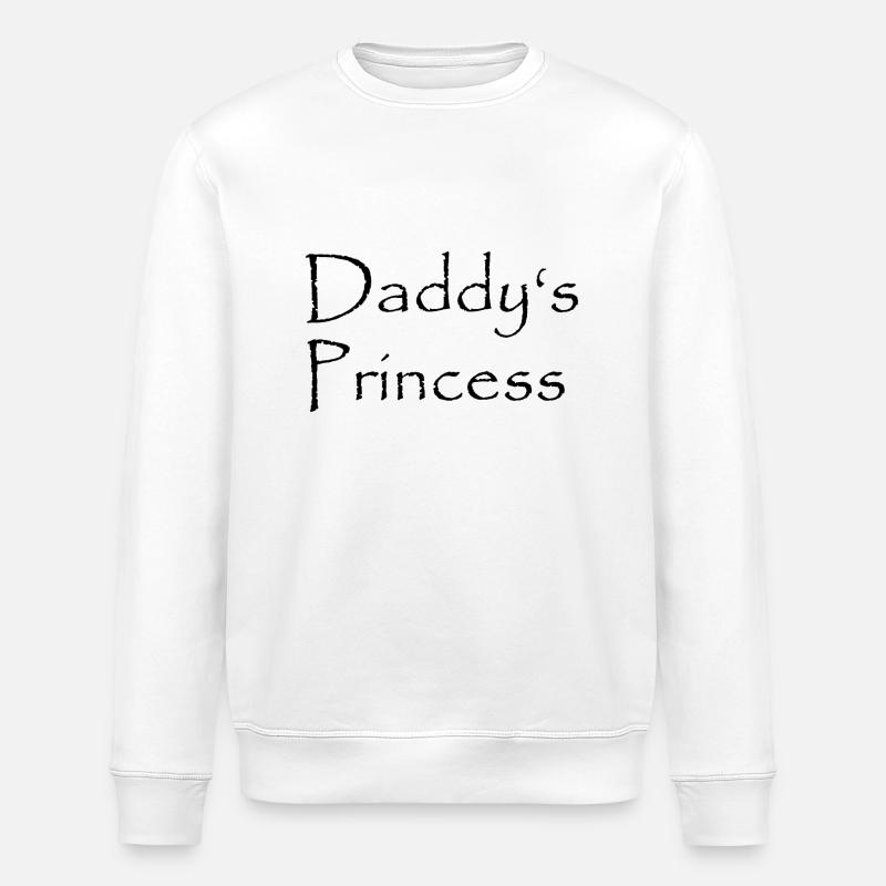 Daddys Princess - Stanley/Stella Unisex Bio-Sweatshirt ROLLER - Weiß